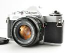 CANON AV-1 av-1 silver with NFD 50mm 1:1.8 Lens 35mm SLR FILM CAMERA /Near Mint