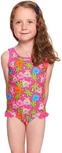 Zoggs Girls' s Carnival Scoop Back Swimsuit Pink / Multi-Color, 2-3 Years - Picture 1 of 3