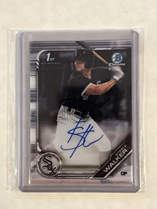 2019 Bowman - Chrome Prospect Autographs Steele Walker #CPA-SW (AU, RC) - Picture 1 of 1