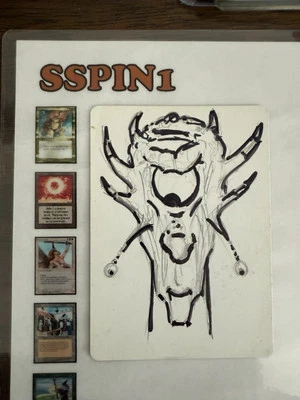 MTG Artist Proof Signed Desolation Giant Apocalypse  - Image 1 of 2