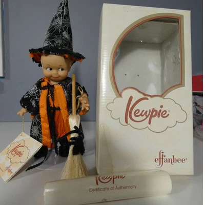 Muñeca de colección Effanbee Kewpie 8 pulgadas Witch Spider Capa 2001 autenticación  Foto 1 de 4