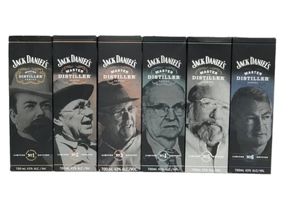 Jack Daniels Master Distiller Series 700Ml 43% ***Full Set Of 6 All Genuine Aust - image 1 of 4