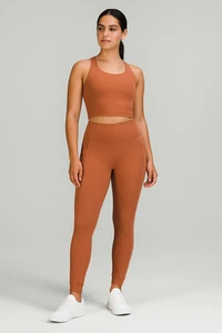Lululemon Align Jogger Pants Sz 4 Terracotta Rust Orange Lycra Yoga Athletic - Picture 1 of 16