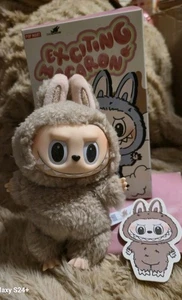 Authentic Pop Mart Labubu Monsters Exciting Macaron Vinyl Cofirmed Taffy USA - Picture 1 of 6