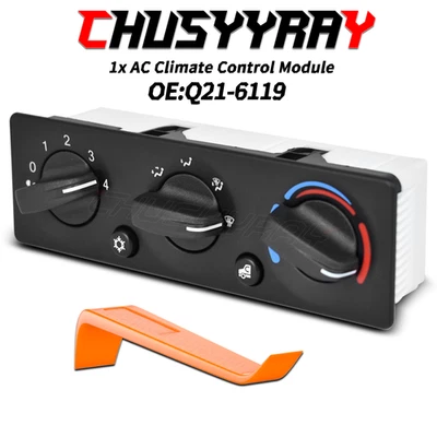 Panel de módulo de control climático de aire acondicionado Q21-6119 nuevo para camión Peterbilt Foto 1 de 4