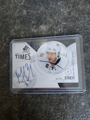 2009-10 SP Authentic Sign Of The Times Mark Streit Card# ST-MS - Image 1 of 2