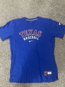 T-shirt Nike Texas Rangers MLB uomo media manica corta centro swoosh - Foto 1 di 7