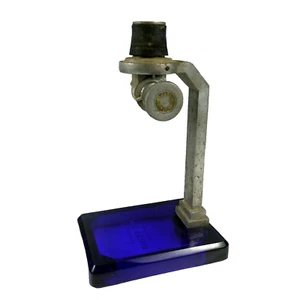 VTG Emerson DRUGS Bromoseltzer Dispenser COBALT Blue GLASS c.1930 Apothecary - Picture 1 of 13