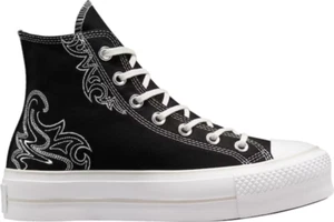 NEW Women's CONVERSE All Star LIFT High 'Western Embroidery' Shoes A03904C - Picture 1 of 1