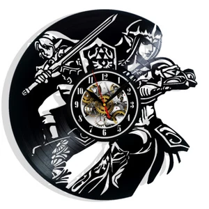 The Legend of Zelda Wall Clock Records Decor Gift Christmas Birthday Holiday Art - Picture 1 of 5