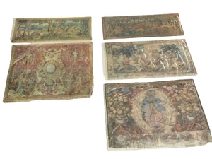 Wawel Castle Tapestries Miniature Poland Lot Of 5 Muted Colors - Picture 1 of 14