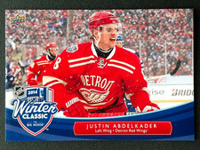 JUSTIN ABDELKADER 2014-15 UPPER DECK WINTER CLASSIC JUMBOS 14-15 NO WC-4   13430