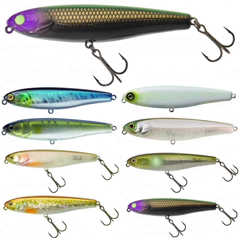 Illex Water Monitor 95 9,5cm/20g Top Water Pencil Stick Bait Oberflächen Wobbler - Bild 1 von 1