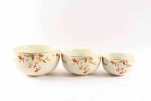 3 Piece Vintage Hall's Jewel Tea Dinnerware Mixing Bowl Set - Picture 1 of 4