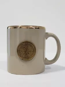 Taza de café de cerámica Waechtersbach UPS 75 años hecha en Alemania Occidental - Imagen 1 de 8