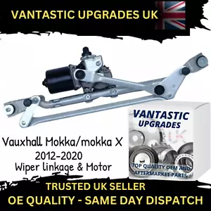 VAUXHALL MOKKA / MOKKA X 2012-20 FRONT WINDSCREEN WIPER MOTOR & LINKAGE 42333715 - Picture 1 of 7
