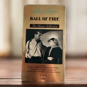 Ball of Fire VHS (1941) Gary Cooper Barbara Stanwyck B&W Comedy Classic OOP - Picture 1 of 2