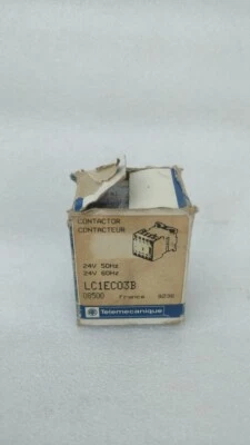 TELEMECANIQUE LC1EC03B 24V 50/60Hz CONTACTOR - Image 1 of 4