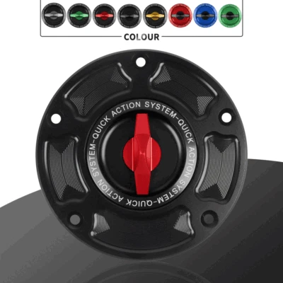 CNC Keyless Gas Fuel Tank Cap Cover For Ducati DIAVEL AMG/MONSTER 1100 EVO 12-13 — 第 1/4 张图片