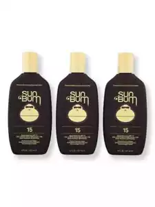 Sun Bum Original Sunscreen Lotion SPF 15 - 8 oz. 3 PACK, 11/2025 BRAND NEW - Picture 1 of 2