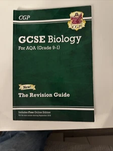 New Grade 9-1 GCSE Biology: AQA Revision Guide with Online Edition By CGP Books - Picture 1 of 2