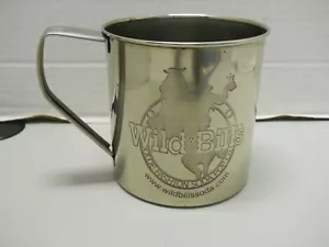 Taza de aluminio vintage Wild Bill's antigua moda Soda Pop Company Stein - Imagen 1 de 10