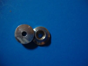 HH Smith 2054 ferrule chrome plated brass 5/16" hole 3/4" diameter (quantity 2) - Picture 1 of 3