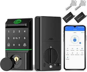 Smart Lock Keyless Entry Door Lock Smart Lock for Front Door Fingerprint Door - Picture 1 of 17