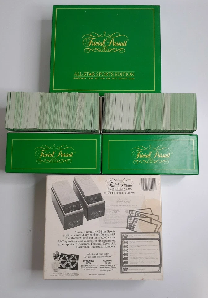 Trivial Pursuit All Star Sports Edition Card Set - Image 1 of 1