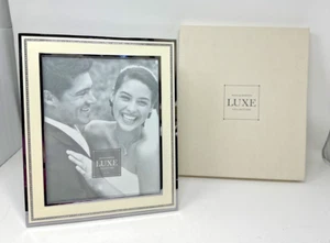Reed & Barton Luxe Collection 8x10 Picture Frame Silver and Jeweled Open box - Picture 1 of 4