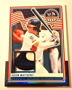 2025 STARS & STRIPES USA Relic Patch #JM Jaxon Matthews XRc Jersey Patch #1/1 - Bild 1 von 4