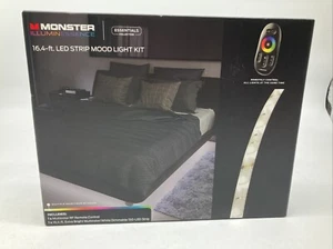 Monster Illuminessence 16.4 Foot LED Strip Mood Light Colors Remote Control #S3 - Picture 1 of 5