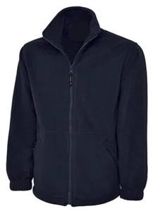 Unisex Marine Reißverschluss Manschette Fleece Reißverschluss Tasche vorne Langarm Mantel Jacke Small - Bild 1 von 2