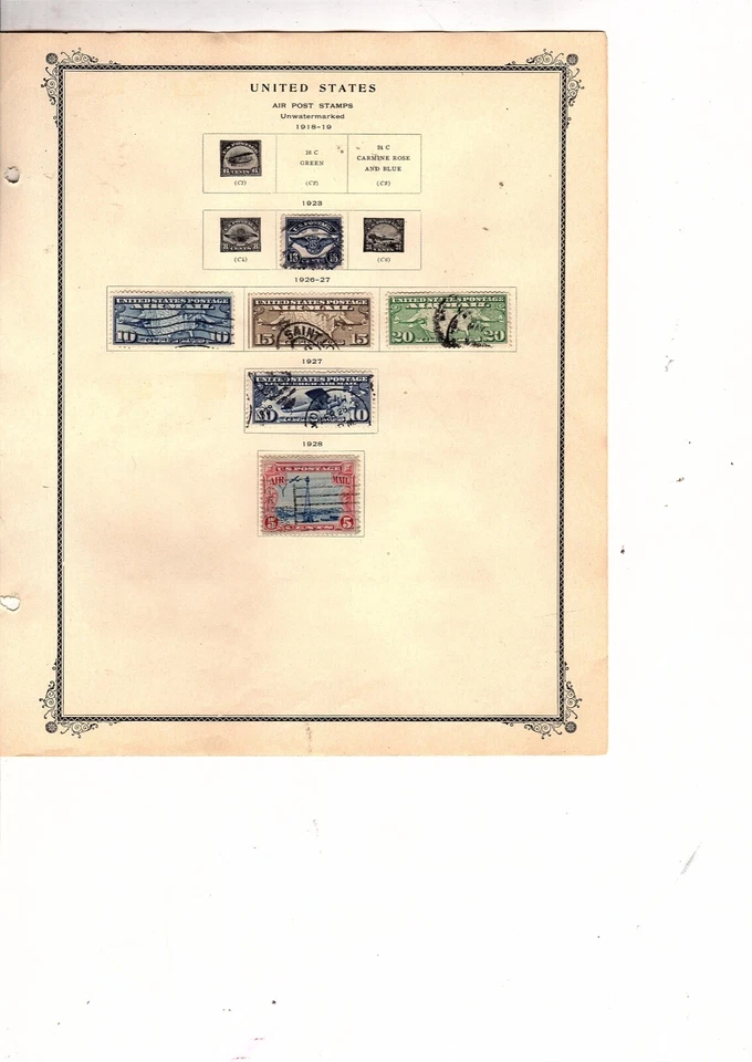 US stamps BOB mnh USED mh  UNITED STATES  airmail parcel post due CV $607. (mb30 - Image 1 of 4