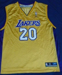 Reebok Gary Payton Los Angeles Lakers Jersey NBA Basketball Sz XL Adult Vintage - Picture 1 of 2