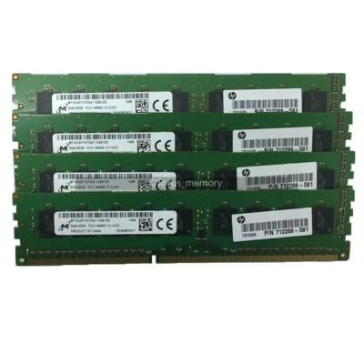 8GB 16GB 32GB DDR3 1866 MHZ PC3-14900E 1.5V ECC Unbuffered UDIMM Ram For HP lot - Image 1 of 4