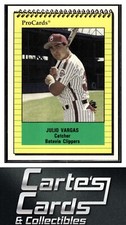 Julio Vargas 1991 ProCards #3487  Batavia Clippers