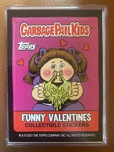 2021 GARBAGE PAIL KIDS GPK FUNNY VALENTINES 21 BASE CARD SET mit Checkliste - Bild 1 von 1