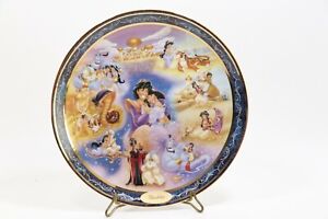 DISNEY BRADFORD EXCHANGE LIMITED EDITION EVER AFTER COLLECTION ALADDIN PLATE