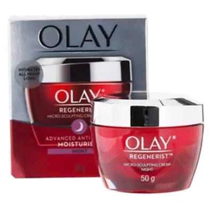 Olay Regenerist Micro-Sculpting Cream Night, Anti-Aging Moisturizer, 1.7 oz 1PK - Picture 1 of 4