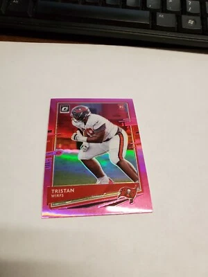 2020 DONRUSS OPTIC PINK #129 Tristan Wirfs Rookie Card RC - Image 1 of 4