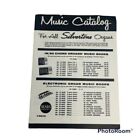 Music Catalog for All Silvertone Organs F6942 Vintage