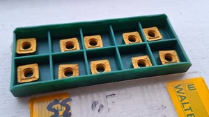 10 insertos de taladro en U de carburo Walter P28469-4 grado WTP35 (perforación indexable) - Imagen 1 de 2