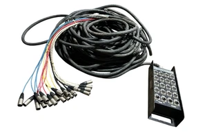 ProCo Helix Standard 20-Channel XLR Stage Box Snake (16) XLRM + (4) XLRF 100' - Picture 1 of 15