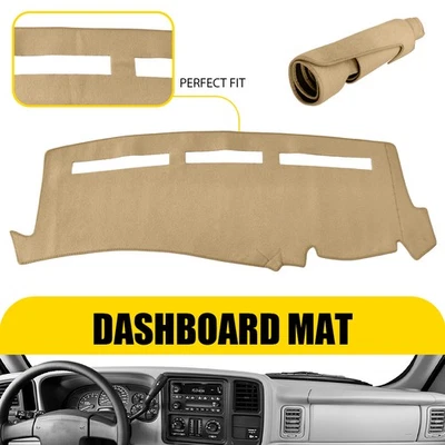 Alfombrilla de tablero de auto cubierta almohadilla de tablero beige para Chevrolet Tahoe/Suburban 2000-2006 Foto 1 de 4