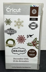 Cricut 2001864 December 25th Christmas Seasonal Cartridge Linked Status Unknown - Picture 1 of 7