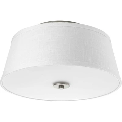 Progress Lighting P3739 Arden 14"W 2 Light Semi-Flush Ceiling - Nickel - Image 1 of 4