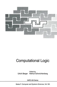 Computational Logic (Nato ASI Subseries F: (165)). Berger, Ulrich and Helmut Sch - Bild 1 von 1