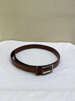 Cinturón de cuero marrón Penguin talla 32 (13-14) Foto 1 de 2
