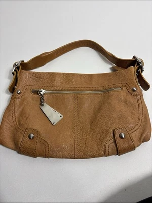 Bolso de Hombro Via Siga 100% Cuero CABRA Caramelo Foto 1 de 4